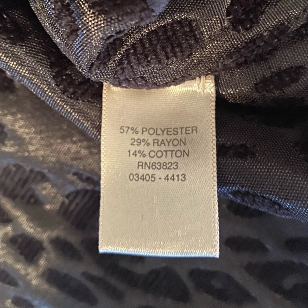 Christopher & Banks Black & Reddish / Rust Business Blazer Jacket. BEAUTIFUL! - Picture 9 of 15
